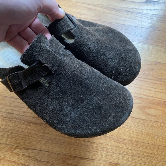 Birkenstock Suede Boston Chocolate Brown 45 12 - Picture 7 of 7